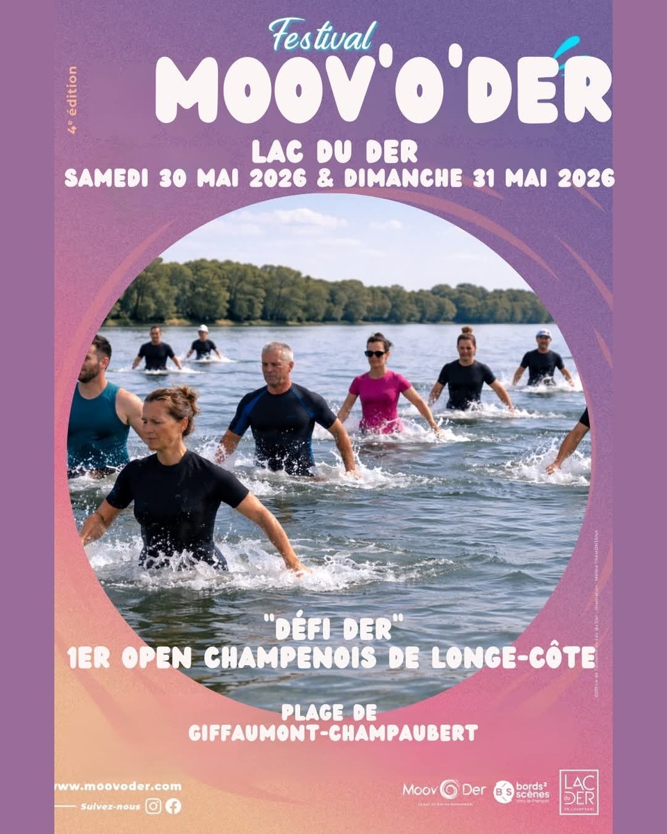 Le "Défi Der" 1er open Champenois de  longe-côte au Lac du Der